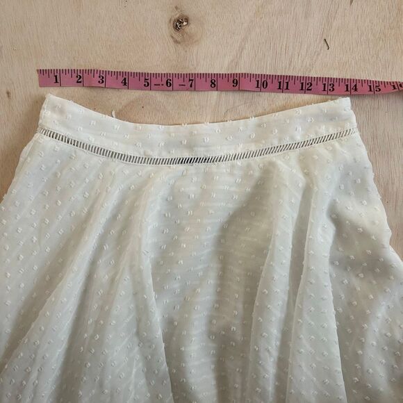 White Textured Two Piece Set Midi Skirt & Halter Crop Top | Boho Summer Outfit | - Picture 10 of 13